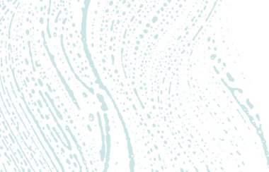 Grunge dokusu. Üzücü mavi iz. Etkileyici bir geçmiş. Gürültü iğrenç grunge dokusu. Unutulmaz sanatsal yüzey. Vektör illüstrasyonu.