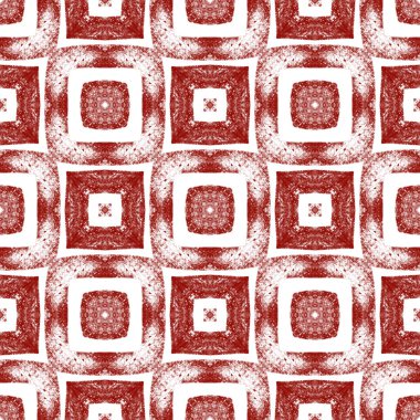 Sembol çizgileri tasarımı. Şarap kırmızısı simetrik kaleydoskop arka planı. Geometrik simge çizgileri deseni. Tekstil hazır büyüleyici baskı, mayo kumaş, duvar kağıdı, ambalaj..