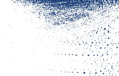 Grunge dokusu. Üzüntü çivit pürüzü. Olağanüstü bir geçmişi var. Gürültü iğrenç grunge dokusu. Büyüleyici sanatsal yüzey. Vektör illüstrasyonu.