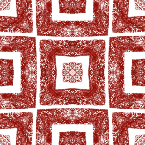Geometrikus Zökkenőmentes Minta Borvörös Szimmetrikus Kaleidoszkóp Háttér Textil Kész Hihetetlen — Stock Fotó