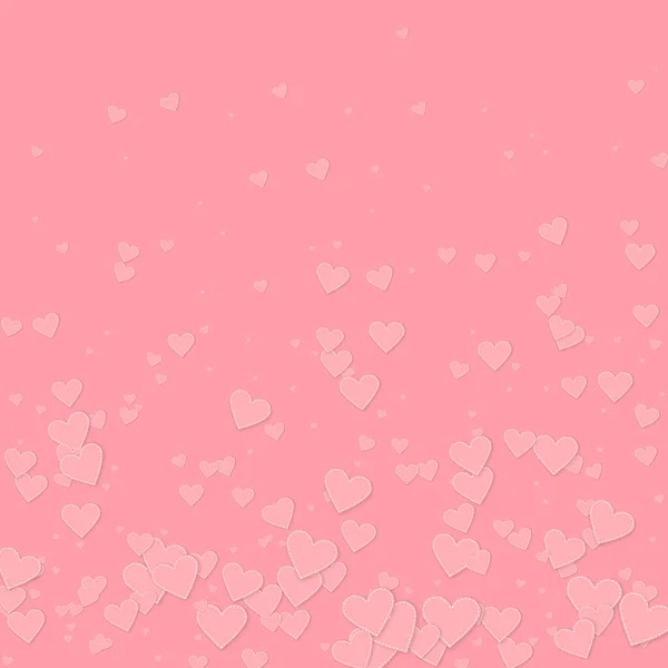 Coeur Rose Adore Les Confettis Valentine Day Gradient Trending Background — Image vectorielle