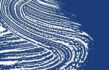 Grunge dokusu. Üzüntü çivit pürüzü. Egzotik bir geçmiş. Gürültü iğrenç grunge dokusu. Büyüleyici sanatsal yüzey. Vektör illüstrasyonu.