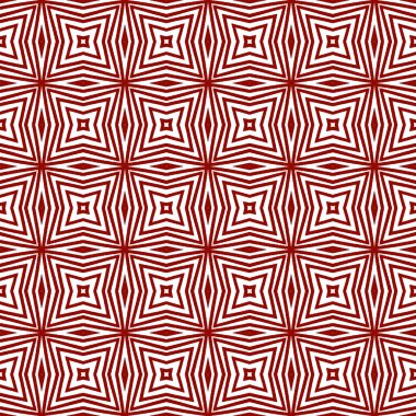 Geometrik dikişsiz desen. Kestane rengi simetrik kaleydoskop. Tekstil hazır taze baskı, mayo kumaş, duvar kağıdı, ambalaj. El çizimi geometrik kusursuz tasarım.