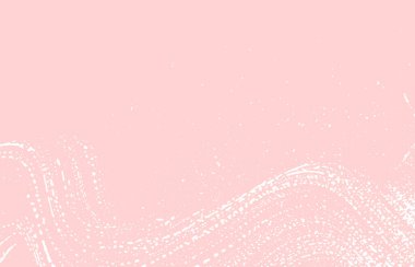 Grunge dokusu. Üzücü pembe iz. Harika bir geçmişi var. Gürültü iğrenç grunge dokusu. Zarif sanatsal yüzey. Vektör illüstrasyonu.