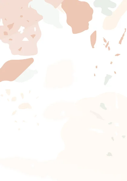 Сучасний Абстрактний Шаблон Терраццо Помаранчева Сіра Текстура Класичної Підлоги Венеціанський — стоковий вектор