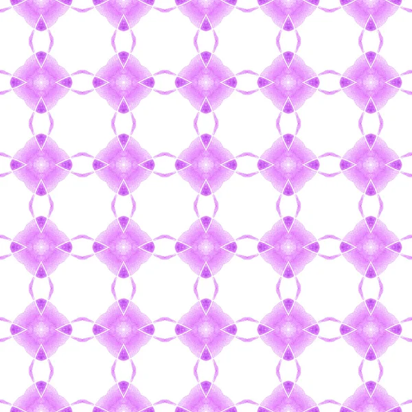 Зеленый Геометрический Шеврон Акварелью Фиолетовый Шикарным Летним Дизайном Текстиль Готовый — стоковое фото