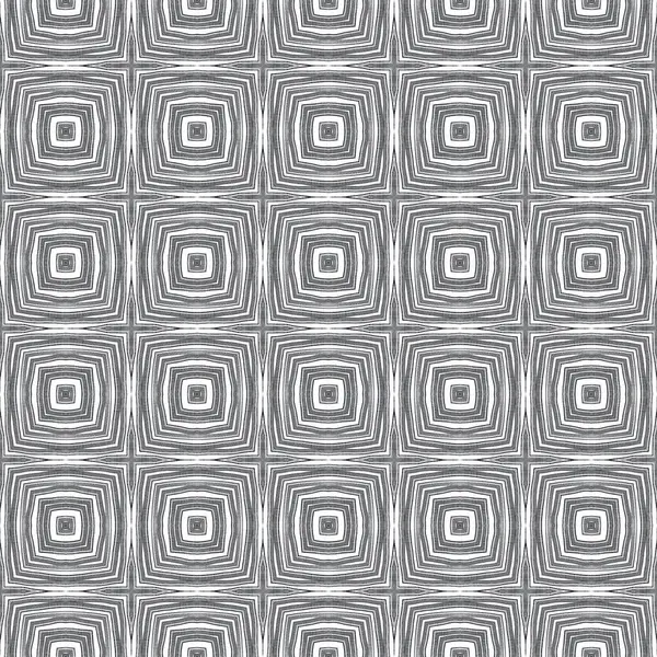 Textured Stripes Pattern Black Symmetrical Kaleidoscope Background Textile Ready Splendid — Stock Photo, Image