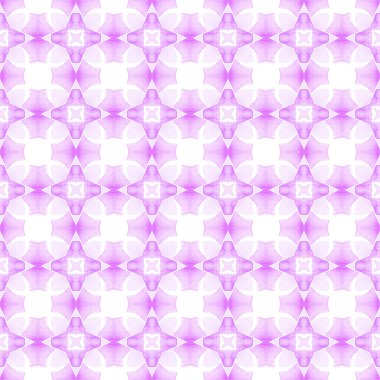 Tropik, pürüzsüz desen. Mor çekici boho şık yaz tasarımı. El çizimi tropikal, pürüzsüz sınır. Tekstil hazır sanatsal baskı, mayo kumaş, duvar kağıdı, ambalaj..