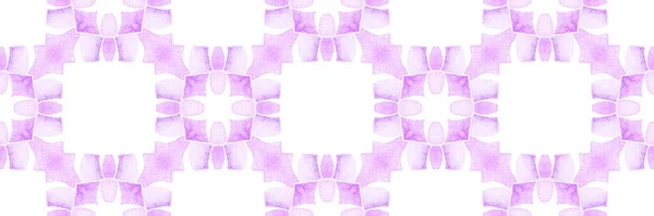 Екзотичний Безшовний Малюнок Фіолетовий Бухо Шикарний Літній Дизайн Текстиль Готовий — стокове фото