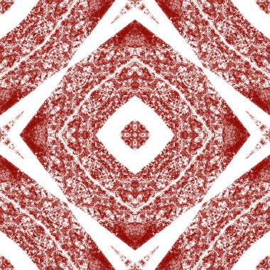 Çizgili el çizimi desen. Şarap kırmızısı simetrik kaleydoskop arka planı. Tekstil hazır kaliteli baskı, mayo kumaş, duvar kağıdı, ambalaj. Çizgili elle çizilmiş fayans tekrarlanıyor.