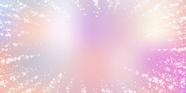 Beyaz kalp konfetileri sever. Sevgililer Günü Vignette 'in büyüleyici bir geçmişi var. Yumuşak arkaplanda şeffaf kalp konfetileri düşüyor. Ekstra vektör illüstrasyonu.