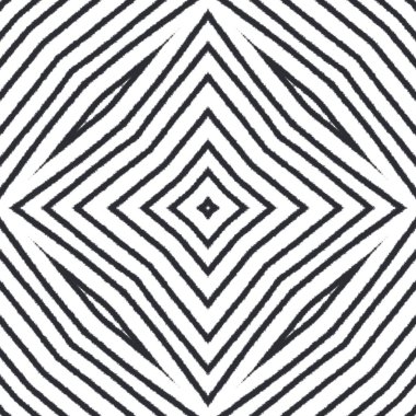 Döşemeli suluboya deseni. Siyah simetrik kaleydoskop. Tekstil hazır enerjik baskı, mayo kumaş, duvar kağıdı, ambalaj. Elle boyanmış suluboya pürüzsüz.