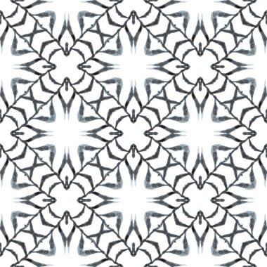 Tekstil hazır harika baskı, mayo kumaş, duvar kağıdı, ambalaj. Siyah ve beyaz büyüleyici boho şık yaz tasarımı. Oryantal arabesk el çizimi sınır. Arabesk el çizimi tasarımı.