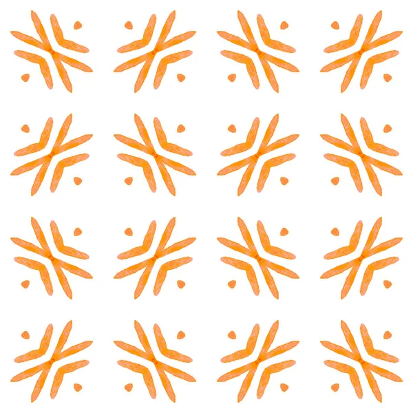 Textilfertiger Schöner Druck Bademodenstoff Tapete Verpackung Orange Wunderbares Boho Chic — Stockfoto