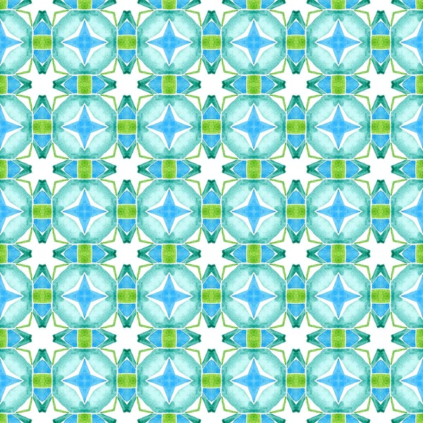 Textilből Készült Nyomat Fürdőruha Szövet Tapéta Csomagolás Zöld Gyönyörű Boho — Stock Fotó
