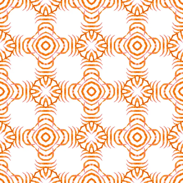 Textile Ready Fine Print Swimwear Fabric Wallpaper Wrapping Orange Gorgeous — Stock Photo, Image