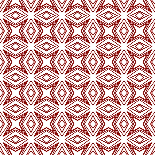 Tiled Watercolor Pattern Maroon Symmetrical Kaleidoscope Background Hand Painted Tiled — Φωτογραφία Αρχείου