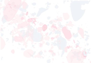 Terrazzo modern soyut şablon. Klasik İtalyan döşemesinin pembe ve mavi dokusu. Taşlardan, granitten, kuvarstan, mermerden, betondan yapılmış arka plan. Venedik terrazzo trend vektör arkaplanı