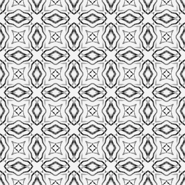 Oriental arabesque hand drawn border. Black and white exotic boho chic summer design. Arabesque hand drawn design. Textile ready unique print, swimwear fabric, wallpaper, wrapping.