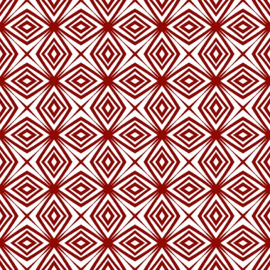 Tiled watercolor pattern. Maroon symmetrical kaleidoscope background. Hand painted tiled watercolor seamless. Textile ready eminent print, swimwear fabric, wallpaper, wrapping.