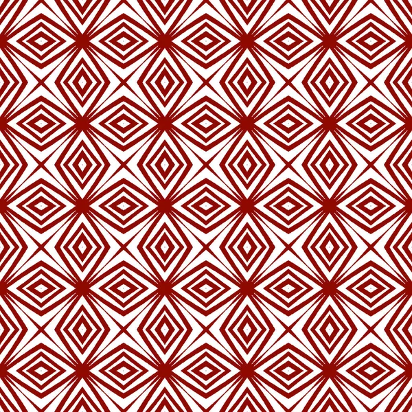 Döşemeli suluboya deseni. Kestane rengi simetrik kaleydoskop. Elle boyanmış suluboya pürüzsüz. Tekstil hazır seçkin baskı, mayo kumaş, duvar kağıdı, ambalaj..