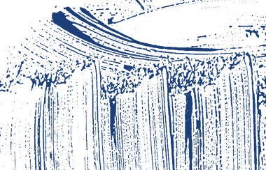 Grunge texture. Distress indigo rough trace. Dramatic background. Noise dirty grunge texture. Stylish artistic surface. Vector illustration.
