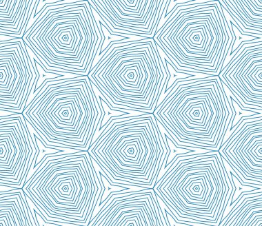 Medallion seamless pattern. Blue symmetrical kaleidoscope background. Textile ready nice print, swimwear fabric, wallpaper, wrapping. Watercolor medallion seamless tile. clipart