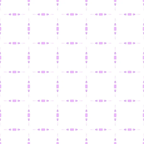 Літній Екзотичний Безшовний Кордон Фіолетовий Привабливий Літній Дизайн Boho Текстиль — стокове фото