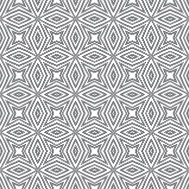 Sembol çizgileri tasarımı. Siyah simetrik kaleydoskop. Tekstil hazır baskı, mayo kumaş, duvar kağıdı, ambalaj. Geometrik sembol çizgileri deseni.