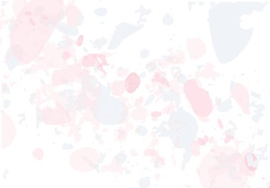 Terrazzo modern soyut şablon. Klasik İtalyan döşemesinin pembe ve gri dokusu. Taşlardan, granitten, kuvarstan, mermerden, betondan yapılmış arka plan. Venedik terrazzo trend vektör arkaplanı