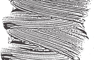 Grunge dokusu. Kederli siyah gri iz. İtiraz ediyorum. Gürültü iğrenç grunge dokusu. Büyüleyici sanatsal yüzey. Vektör illüstrasyonu.