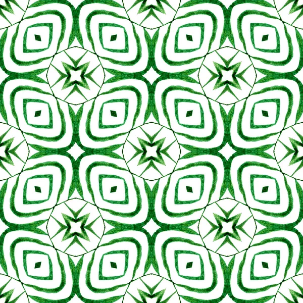 Textile Ready Comely Print Swimwear Fabric Wallpaper Wrapping Green Glamorous — 스톡 사진