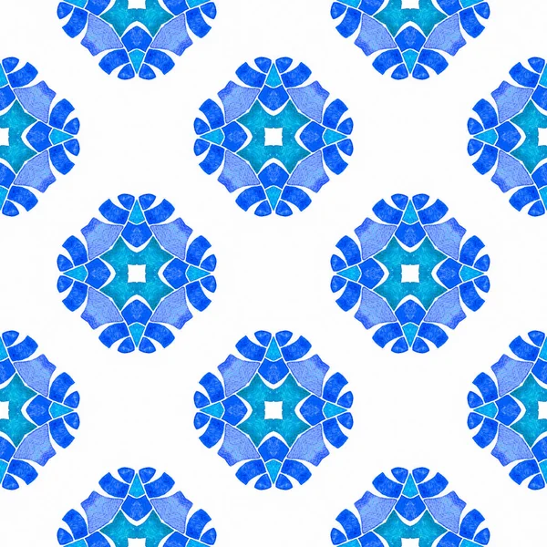 Textile Ready Adorable Print Swimwear Fabric Wallpaper Wrapping Blue Incredible — Stockfoto