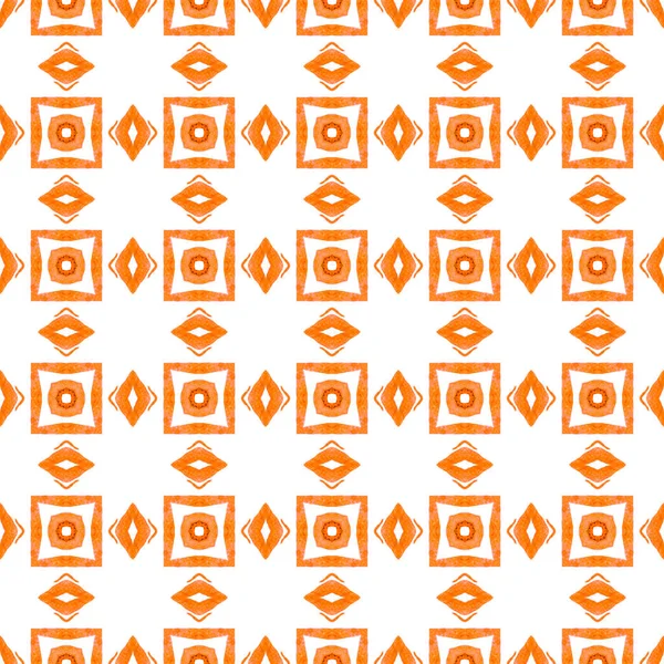 Tekstil hazır silinmez baskı, mayo kumaş, duvar kağıdı, ambalaj. Turuncu ekstra boho şık yaz tasarımı. Organik fayans. Moda organik yeşil kenar.