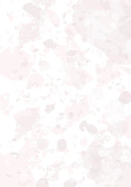 Terrazzo modern soyut şablon. Klasik İtalyan döşemesinin pembe ve gri dokusu. Taşlardan, granitten, kuvarstan, mermerden, betondan yapılmış arka plan. Venedik terrazzo trend vektör arkaplanı