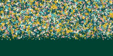 İngilizce 'nin harfleri düşüyor. Latin alfabesinin hafif uçan kelimeleri. Yabancı diller öğrenim kavramı. Tahta arka planda okul afişi.