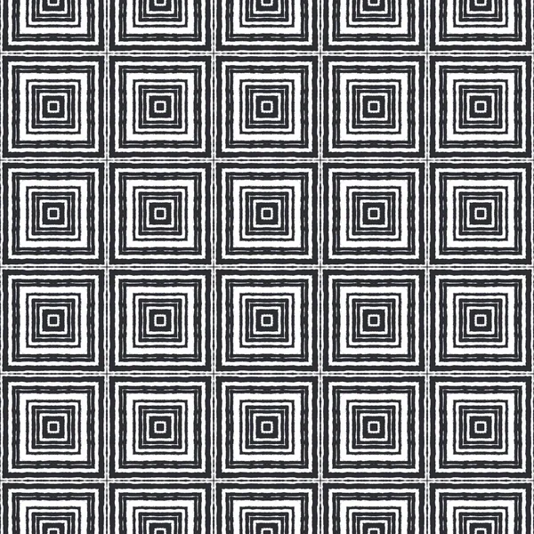 Medaillon Naadloos Patroon Zwarte Symmetrische Caleidoscoop Achtergrond Textiel Kant Klare — Stockfoto