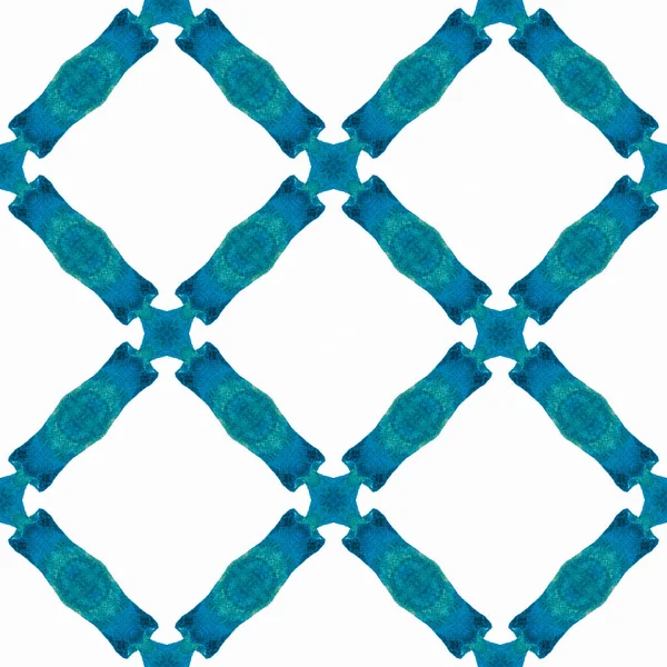 Τροπικό Μοτίβο Χωρίς Ραφή Μπλε Απίστευτο Boho Κομψό Σχεδιασμό Του — Φωτογραφία Αρχείου