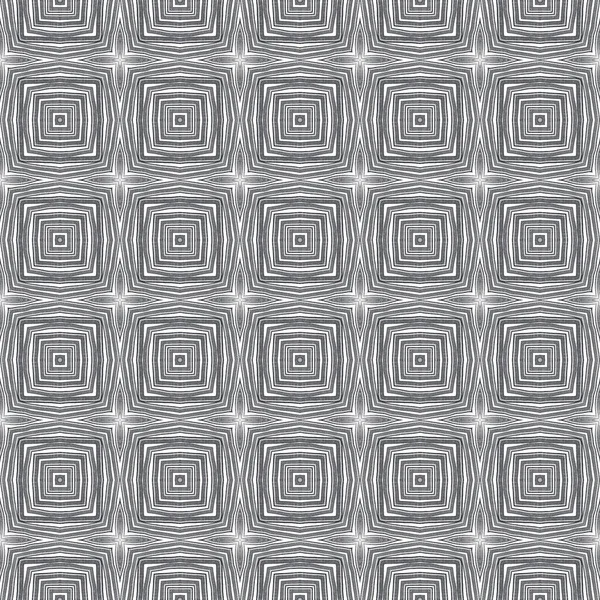 Medaillon naadloos patroon. Zwarte symmetrische — Stockfoto