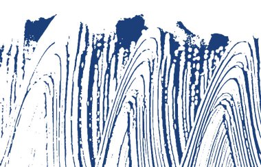 Grunge dokusu. Üzüntü çivit pürüzü. Etkileyici bir geçmiş. Gürültü iğrenç grunge dokusu. Hassas sanatsal yüzey. Vektör illüstrasyonu.