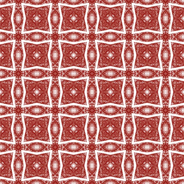 Arabesque hand drawn pattern. Maroon symmetrical kaleidoscope background. Oriental arabesque hand drawn design. Textile ready energetic print, swimwear fabric, wallpaper, wrapping.