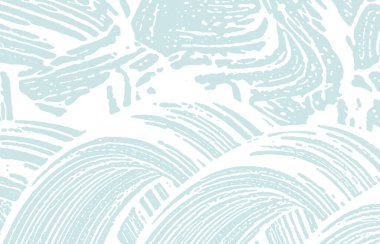 Grunge dokusu. Üzücü mavi iz. İyi bir geçmişi var. Gürültü iğrenç grunge dokusu. Sanatsal yüzey trendi. Vektör illüstrasyonu.