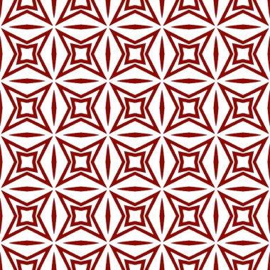 Mozaik kusursuz desen. Kestane rengi simetrik kaleydoskop. Retro mozaik kusursuz tasarım. Tekstil hazır canlı baskı, mayo kumaş, duvar kağıdı, ambalaj..