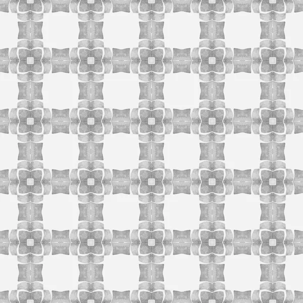 Medaillon Nahtloses Muster Schwarz Weiß Hübsches Boho Chic Sommerdesign Textilfertiger — Stockfoto