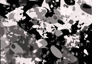 Terrazzo modern soyut şablon. Klasik İtalyan döşemesinin siyah ve pembe dokusu. Taşlardan, granitten, kuvarstan, mermerden, betondan yapılmış arka plan. Venedik terrazzo trend vektör arkaplanı