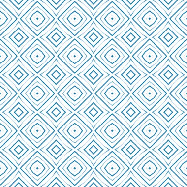 Mozaik kusursuz desen. Mavi simetrik kaleydoskop. Tekstil hazır ilahi baskı, mayo kumaş, duvar kağıdı, ambalaj. Retro mozaik pürüzsüz tasarım.