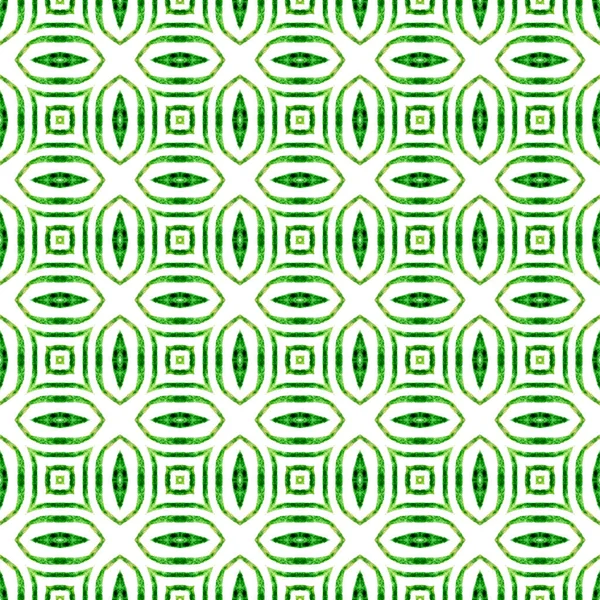 Striped hand drawn design. Green authentic boho chic summer design. Textile ready fabulous print, swimwear fabric, wallpaper, wrapping. Repeating striped hand drawn border.