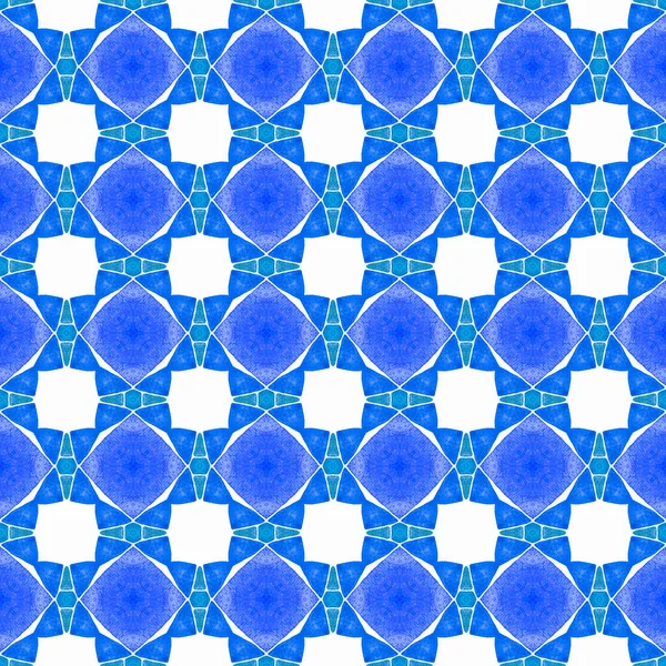 Tekstylia Gotowe Cenny Nadruk Tkaniny Stroje Kąpielowe Tapety Opakowanie Niebieska — Zdjęcie stockowe
