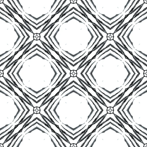 Organische Tegels Zwart Wit Subliem Boho Chique Zomer Design Trendy — Stockfoto
