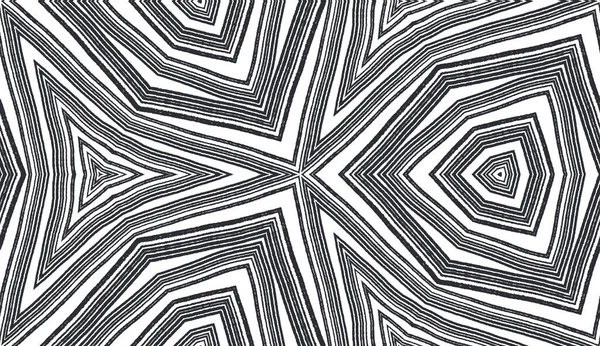 Geometric Seamless Pattern Black Symmetrical Kaleidoscope Background Textile Ready Delicate — Stock Photo, Image